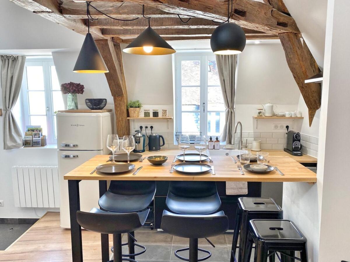 Appartement Le Repere Des Sommeliers - Sejour A Auxerre Extérieur photo