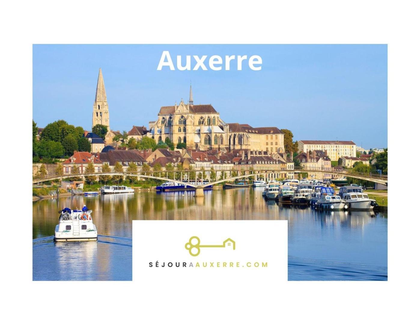 Appartement Le Repere Des Sommeliers - Sejour A Auxerre Extérieur photo